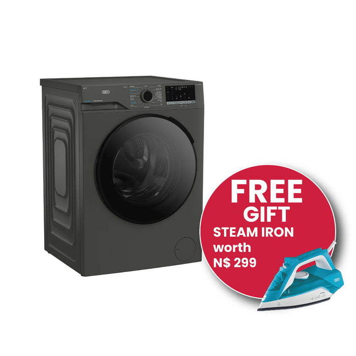 DEFY 12KG FRONT LOADER WASHING MACHINE MANHATTAN GREY DEFY