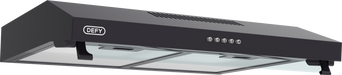 DEFY 600 STD COOKERHOOD BLACK (DCH60B) DEFY
