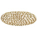 GOLD OVAL LATTICE DECOR 61X34CM TRAN