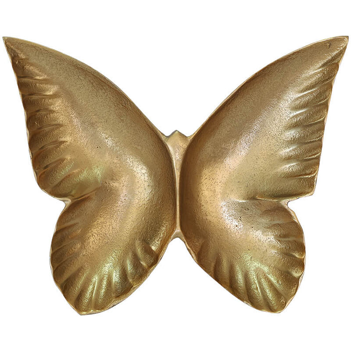 GOLD BUTTERFLY TABLE DÉCOR 29X24CM TRAN