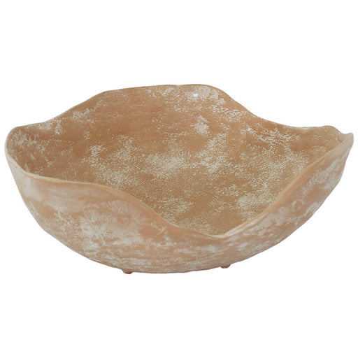 SAFARI DECOR BOWL TERRA WHITE 27CM TRAN