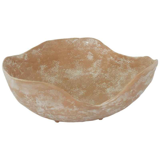 SAFARI DÉCOR BOWL TERRA WHITE 27CM
