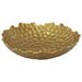 HONEY BOWL ROUGH GOLD 42CM TRAN