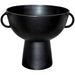 BLACK FTD BOWL/HANDLE 34X29X26CM TRAN