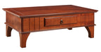 DUCHESS COFFEE TABLE - MID WALNUT LINEAR CLASSICA