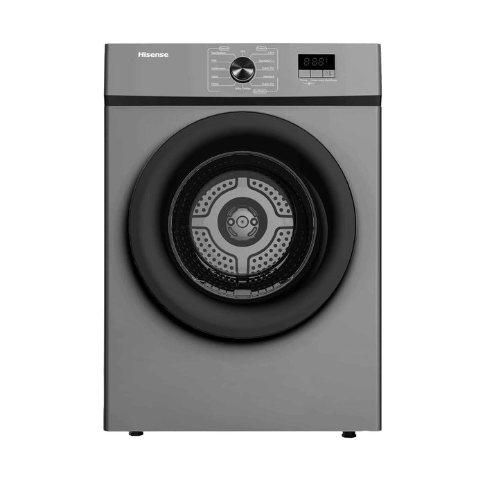 HISENSE 8KG AIR VENTED DRYER GREY HISE