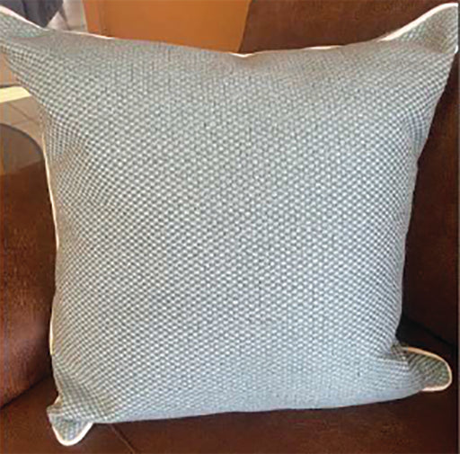 DUCK EGG TEXTURED SCATTER 60X60 FOUR CORNERS