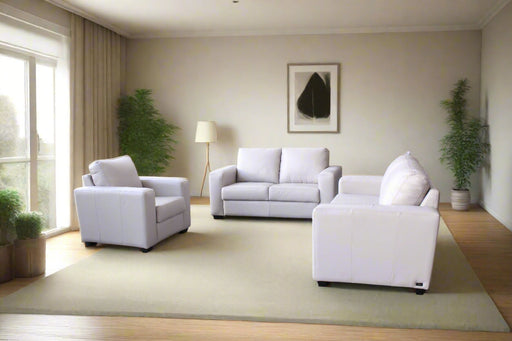 ENZO 3-2-1 SOFA SET FULL LEATHER ALP844 ALPI