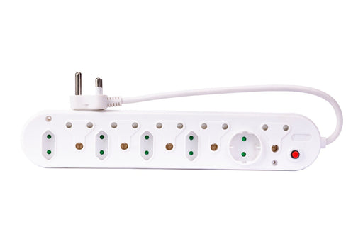 ELECTROSENSE 10 WAY MULTIPLUG WITH SURGE PROTECTION 5x16A + BARK