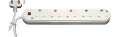 ELECTROSENSE 5 WAY MULTIPLUG 5x5A 2 PIN SOCKETS BARK