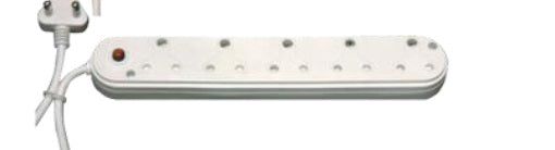 ELECTROSENSE 5 WAY MULTIPLUG 5x5A 2 PIN SOCKETS BARK