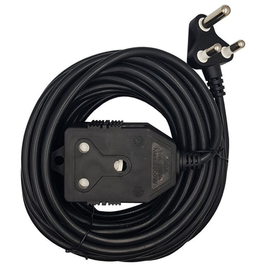 ELECTROSENSE 5M EXTENSION W/SIDE BY SIDE 2x 16A DBLE CO BLK BARK