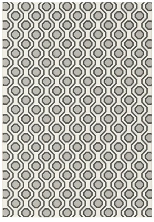 ESSENZA RUG 200X290 HONEY COMB BLACK RUGS ORIGINAL