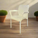 FASTLINE CANTEEN ARMCHAIR WHITE WALT