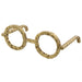 DECOR SPECTACLES 24X18X9CM TRAN