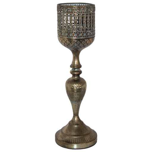 EXCEL CANDLE HOLDER 48CM TRAN