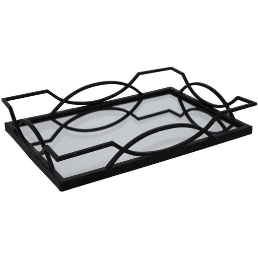 METRO METAL TRAY BLACK 53X35CM TRAN