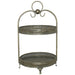 DUE DISPLAY STAND 33X33X54CM TRANS NATAL CUT GLASS