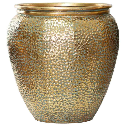 GOLD SPEKANI POT 48X47H