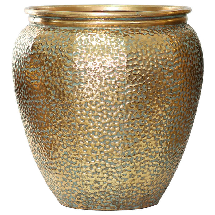 GOLD SPEKANI POT 48X47H TRAN
