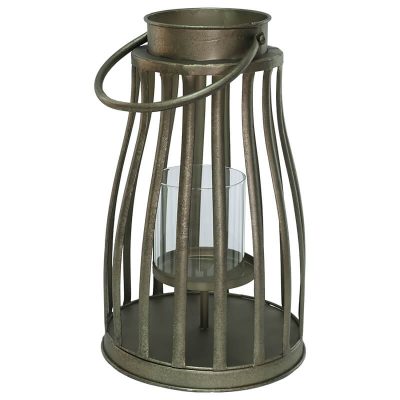ST HELENA GOLD LANTERN 34CM TRAN