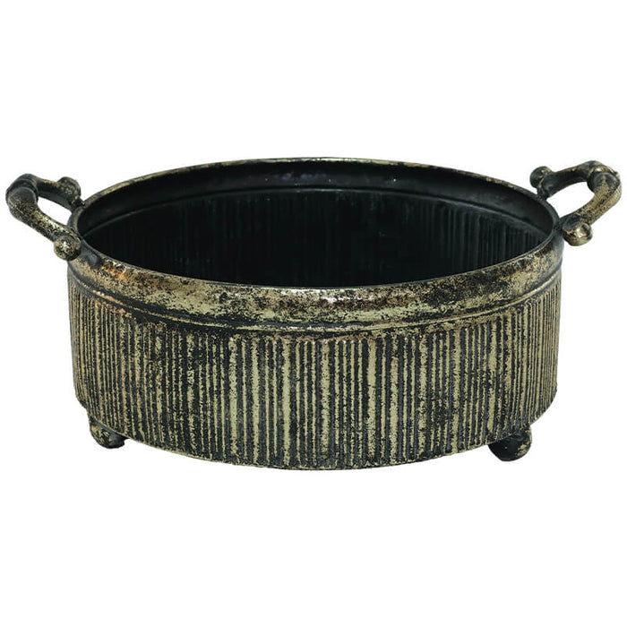 ANTEGO GOLD PLANTER 15X35X29CM TRAN