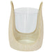 ALTIS CANDLE HOLDER 16X13CM TRAN