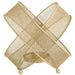 SATURN CANDLE HOLDER 23X20CM TRANS NATAL CUT GLASS