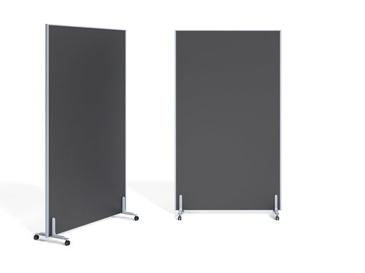 STL-P01-2 PARTITION FULL MELAMINE (698 DARK GREY) STEL