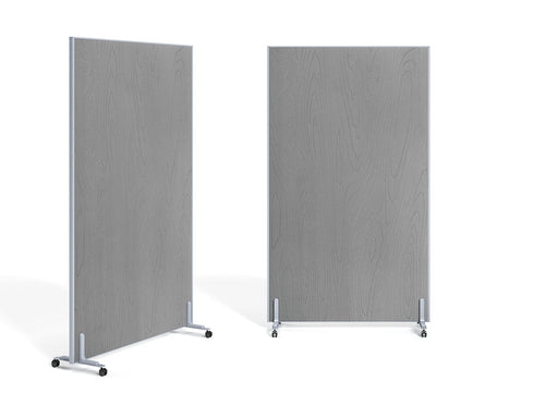 STL-P01-2 PARTITION FULL MELAMINE (QUASIMOLECULE LIGHT GREY STEL