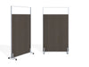 STL-P01-3 PARTITION CLEAR TEMPERED GLASS & MELAMINE (M8061 D STEL