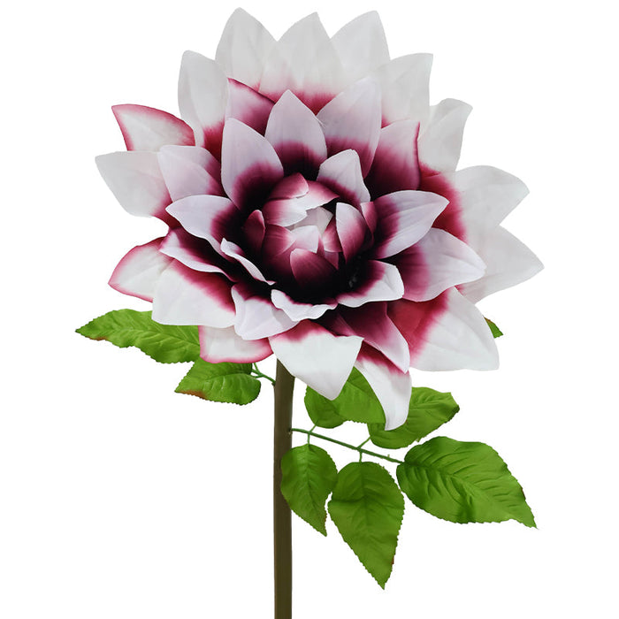 DALIA/STEM PURPLE/WHITE 110X38CM TRAN