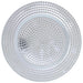 SILVER HAMMERED UNDERPLATE 33CM TRAN