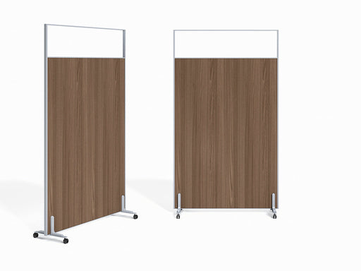 STL-P01-3 PARTITION CLEAR TEMPERED GLASS & MELAMINE (3192-20 STEL