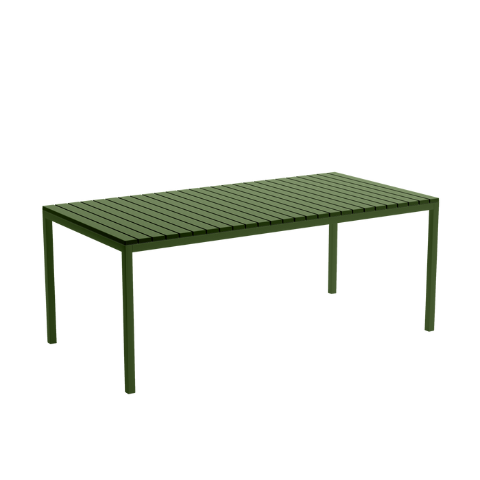 7PCE ALME OUTDOOR DINING SET GREEN FUYA