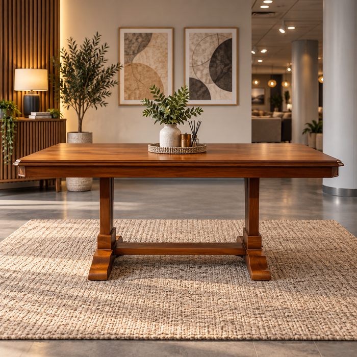 FINLAY DINING TABLE ONLY - WALNUT LINE