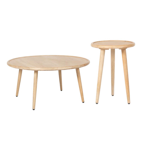FINLEY COFFEE TABLE AND SIDE TABLE FOUR CORNERS
