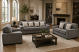 3.2.1 GRACE LOUNGE SUITE CLASSICA W/6 SCATTER CUSHIONS