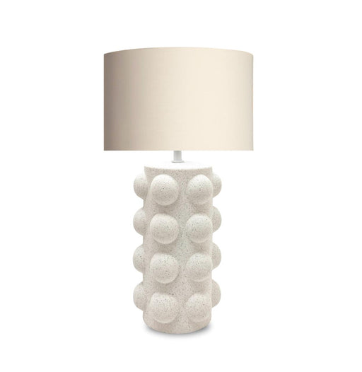 FRESCO LAMP W/SHADE NOLDEN BROTHERS WOODEN