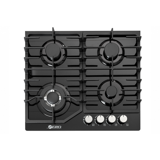 ZERO 4 BURNER GLASS HOB BLACK ZERO