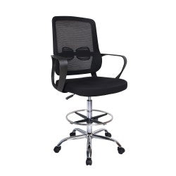 ELLA DRAUGHTSMAN OFFICE CHAIR-(BLACK)-130KG CDEN