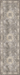 GIENAH HERIZ GREY/ BLUE RUNNER 80X400 RUGS ORIGINAL