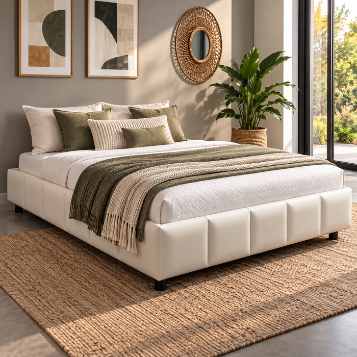 GIGA BED BASE WHITE HINT