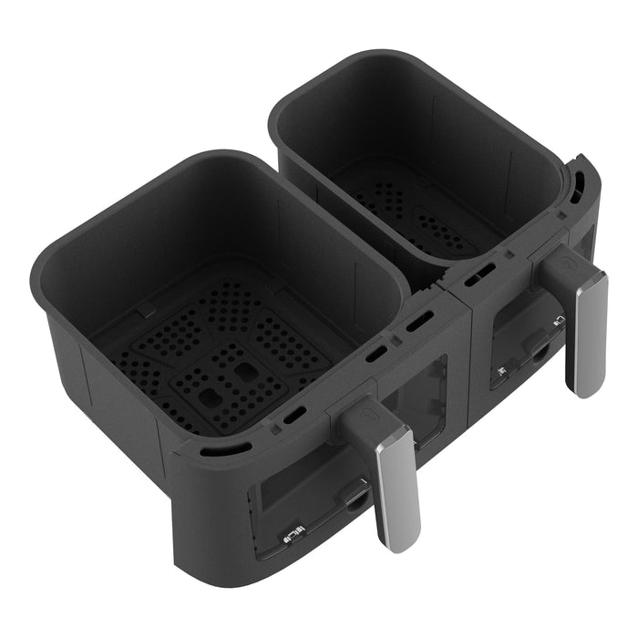HISENSE 12L DOUBLE DOOR AIR FRYER - BLACK HISE