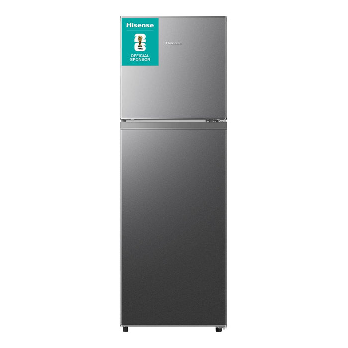 Hisense 154L top freezer fridge silver compact desig