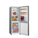HISENSE 223L TITANIUM INOX COMBI FRIDGE HISE