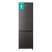 HISENSE 265L INOX BOTTOM FREEZER FRIDGE HISE