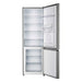 Hisense combi fridge with LED lighting and glass shelves