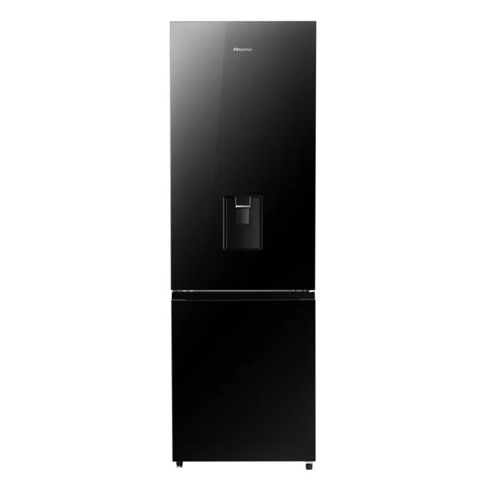 Fridge | Hisense 347L Fridge Freezer Black Glass | Nictus Namibia