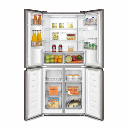 HISENSE 394L CROSS/MULTI DOOR REFRIGERATOR - INOX HISE